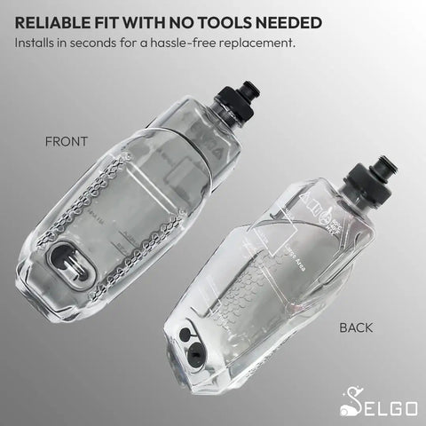 Replacement Clean Tank For CrossWave Wet Dry Vacuum And Mop showing front and back views