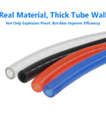 Heavy Duty Polyurethane Air Tubing Flexible Compressor Hose Pipe Line For Pneumatic Systems And Fluid Transfer Built Like A Tank Rock Solid Industrial Grade Replacement in multiple colors.