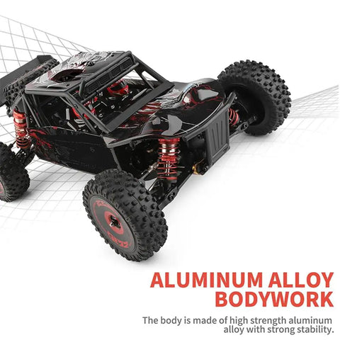 4WD 1 To 12 Scale Brushless RC Truck With Metal Chassis All Terrain Off Road RTR 2 4Ghz Radio Speeds Up To 75 Kmh