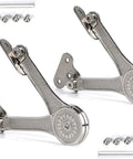 Sturdy Heavy Duty Lid Stay Hinges For Cabinets And Closets 110 Degree Folding Lid Support Hinge Durable Toy Box Wardrobe Hardware 2 Pack