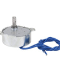 Low RPM Synchronous Electric Motor 15 To 18 RPM AC 110V 50 60Hz 4W Reversible CW CCW 7mm Shaft Diameter With 16mm Shaft