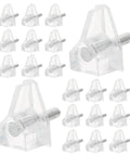 Clear 3mm Shelf Pins 60 Piece Pack No Brainer For Bookcases And Kitchen Cabinets Durable Plastic Shelf Pegs For Adjustable Shelves