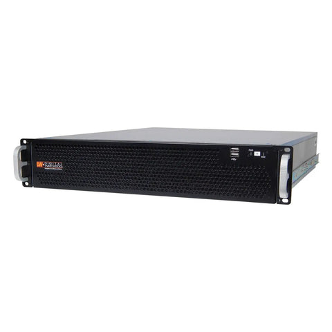 No Sweat 2U Rackmount Nvr Server With 8 Bay Slots And 70Tb Storage For Rock Solid 128 Channel 2Mp Ip Cam Monitoring, front view.
