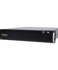 Boss Grade 8-Bay NVR Server With 70Tb Storage Tracks 128 Channels Of 2Mp Camera Feeds At 600Mbps Over Dual Network Lines, front view.