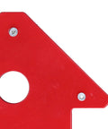 Heavy Duty 4 Pack Welding Positioner With 25 Lb Magnetic Hold For Multi Angle Soldering Assembly And Pipe Installation At 45 90 135 Degrees red angle holder with circular hole for welding projects.