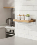 Sturdy Stainless Steel L Shaped Shelf Bracket Wall Mount For Kitchen And Bathroom Holds Floating Shelves And Spice Racks Solidly