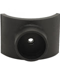 Front view of Beefy Heavy Duty Bottle Jack Adapter Saddle with curved cradle for 3in tube and 1.5in lift platform.