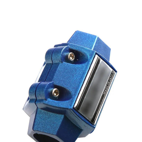 Metal Car Gasoline Saver Device For Better Fuel Economy Save Gas Without Sacrificing Power Reduces Engine Dirt And Corrosion High Temp Resistant Magnet Tool Blue close-up