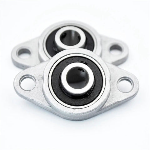 Pro Grade 10 Pack KFL08 8mm Pillow Block Bearings With Zinc Alloy And Chrome Steel Self Aligning Housing For Heavy Duty Grinds Zero Drama Workflows Where Your Machine Shop Build Projects Daily Use Must Perform Under Pressure Without Fail.
