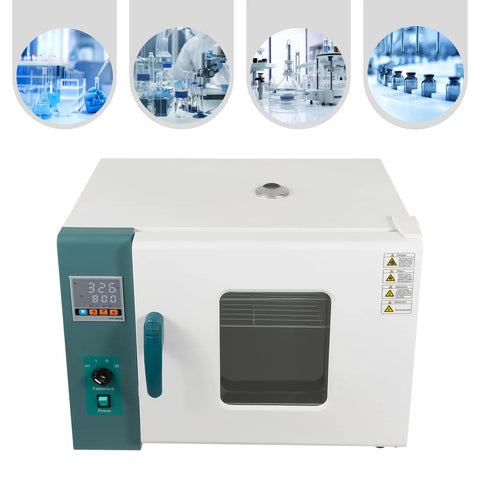 Heavy Duty Digital Convection Drying Oven 110V 1000W With Precision Temp Control, industrial design with control panel and glass door.