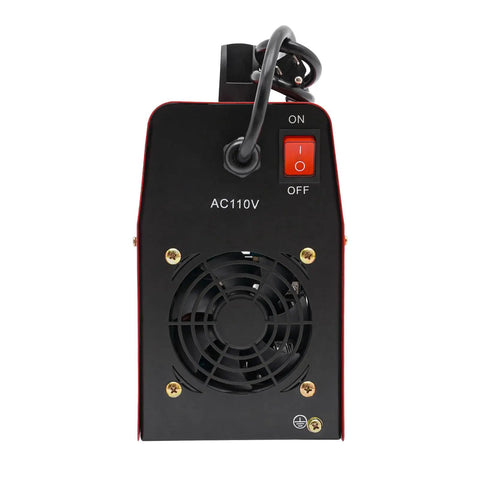 Rear view of a Powerful 1000W Weld Cleaning Machine with 110V US Plug showing the on-off switch and cooling fan.