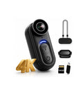 4K Mini Body Camera With Stabilization And Hands Free Magnetic Clip For Cycling Travel Work And Daily Vlogging 64GB Storage Lightweight Wearable POV Action Cam Delivers Smooth Steady Footage with accessories
