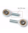 Top Shelf Fish Eye Rod End Bearing And Heim Rose Joint For Reliable Mechanical Linkage Built Solid With Heavy Duty Steel Construction Designed For Quick Swap Installation And Zero Maintenance Hassles Across Multiple Sizes, SA-T/K size detailed view.