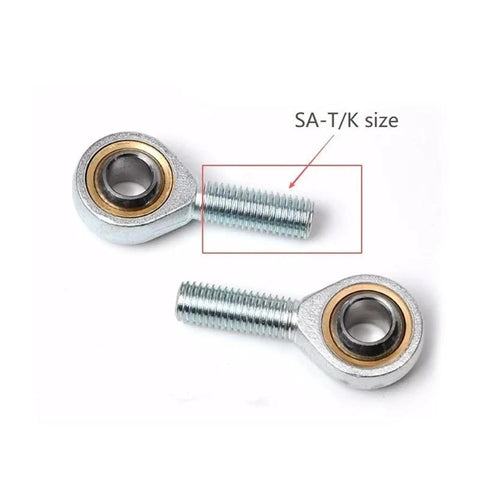 Top Shelf Fish Eye Rod End Bearing And Heim Rose Joint For Reliable Mechanical Linkage Built Solid With Heavy Duty Steel Construction Designed For Quick Swap Installation And Zero Maintenance Hassles Across Multiple Sizes, SA-T/K size detailed view.
