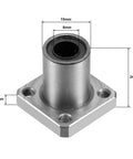 LMK8UU 8mm Linear Ball Bearings Double Sealed Flange Bushing dimensions for CNC Machines and 3D Printers
