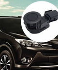 Toyota RAV4 2014 To 2018, Tacoma 2015 To 2022, And Tundra 2014 To 2021 Reverse Backup Parking Sensor Replacement Kit With 89341-0C010 And 89341-0C020, Plug And Play, Easy Install, High Precision Rear Park Assist Sensors, black ABS plastic