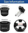 8 Piece Umbrella Base Hole Ring Plug Covers And Caps Set For Patio Stand Replacement Parts size details and specifications