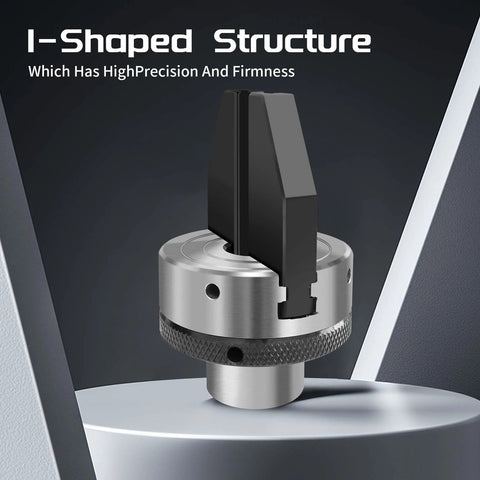 Pen drilling lathe chuck with 2 jaws, 2-inch size, 1-inch x 8TPI direct thread for woodturning