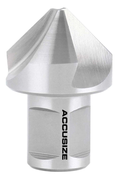 Accusize HSS countersink bit, 1-1/4 in, with 3/4 in Weldon shank, 90° for Rota-Cutter