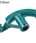 Sumsoctober Portable Manual Tube Bender Head Fits 16Mm To 32Mm Steel Conduit Pipes precision die for 3/4 inch bending.