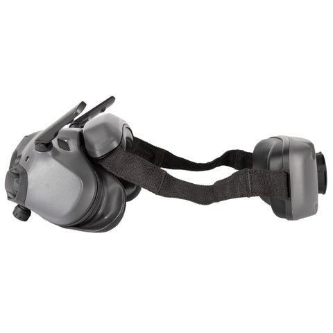 Avata 2 FPV Drone With Goggles 3 Fly More Bundle, side view of Goggles 3 with adjustable strap and antennas