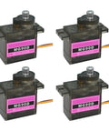 Four Pack MG90D Full Metal Gear Digital Micro Servo Motors 180 Degree Travel High Torque RC Servo For Arduino And DIY Projects