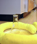 Hazmat Spill Kit In Reusable Bucket With 10 Yellow Pads, 3 Absorbent Socks 3 By 4 containing chemical spill in lab environment
