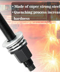 Heavy Duty Crank Pulley Installer Tool For LS Harmonic Balancer On GM LS V8 Engines 1998 and Up With Thrust Bearing