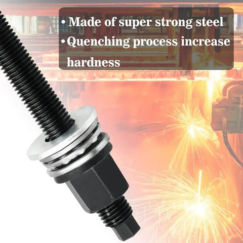 Heavy Duty Crank Pulley Installer Tool For LS Harmonic Balancer On GM LS V8 Engines 1998 and Up With Thrust Bearing
