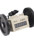 Mingzhe Automatic Metric Measuring Wheel, 999999m Distance Range with digital counter and rubber wheels.