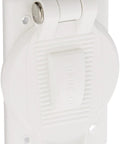 Ship-To-Shore Polycarbonate Spring-Loaded Lift Cover For Weatherproof Receptacle HBL26CM10 White Finish With Stainless Steel Screws