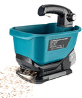 Handheld Seed Spreader For Makita 18V Battery Lawn Fertilizer And Salt Ice Melt Spreader Year Round Use For Grass Seed Fertilizer