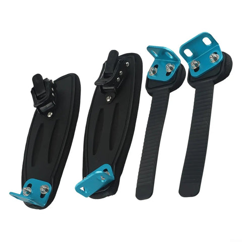 Adjustable Foot Strap For Electric Skateboards With Easy Install Buckle And Rubber Nylon Fixing Band, Durable Blue Version