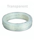 Premium Clear Polyurethane Air Hose 20 Meter Heavy Duty Pneumatic Tubing in a coil, transparent, smooth bore for compressors.