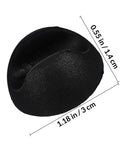 12 Piece Set Hairpin Table Leg Caps Rubber Feet For Furniture Easy Clip On Install Wear Resistant PVC Hemispherical Floor Protectors