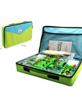 Open Hands On Basic Electricity And Magnetism Lab Kit For High School Students Real World Electronics Discovery Circuits And Electromagnetism Experiments Now showing components and manual