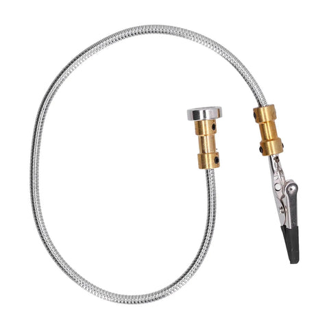 Magnetic Welding Helping Hands Clamp, Flexible Bracket For Soldering And PCB Work with adjustable arm and clip attachment