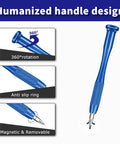 Dope 22 Piece Precision Screwdriver Set rotation handle and anti-slip feature for Apple devices repair tool kit