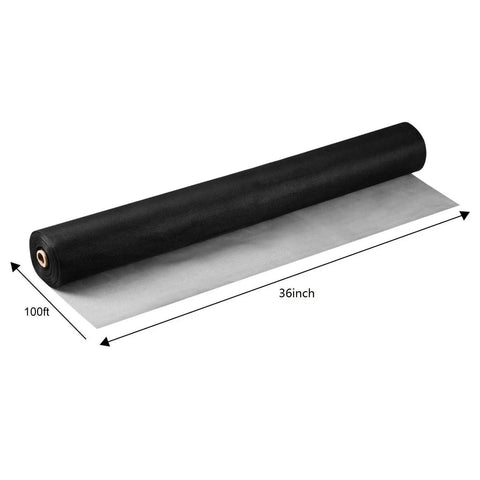 Screen Roll 36 Inch By 100 Foot UV Protective Fiberglass Mesh For Doors And Windows, Continuous Roll For Easy Install And Repair