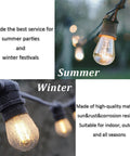 Heavy Duty 304 Stainless Steel Wire Rope Cable 7x7 Core Black Vinyl Coated Outdoor Guide Wire For String Lights And Clotheslines Overmolded From 1/16 Inch To 3/32 Inch 100 Ft in use for winter and summer lighting