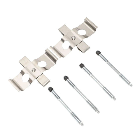 Front Brake Pad Pin Installation Kit With Clips And Pins For 1997 To 2004 Chevy Monte Carlo Perfect Fit Disc Caliper Hardware Set For Your Daily Grind, metal clips and pins