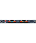 Built Like A Tank Ip Intercom Central Station Supporting 168 Scalable Licensed Ports, Sturdy 1Ru Rack Mount, 4 Pin Xlr M Plugs In Quick, Crystal Clear Wired Wireless Chat, Matte Black Housing with control panels.