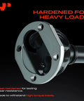 Close-up of Mercedes-Benz Front Driveshaft Propeller Shaft Assembly for AWD Vehicles, hardened steel for heavy loads