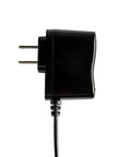 9V 300mA Power Supply For Electric Guitar Effects Pedals With Tip Negative 5.5mm X 2.1mm Barrel Connector in black plastic housing