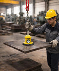Mechanical Vacuum Lifter With 660 Lb Capacity No Power Needed Portable Handle With 14 Inch Suction Pad For Metal Sheets