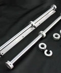 4 Piece Shaft Collars For SBR20 20mm Bore 40mm OD 12mm Thick Aluminum Locking Collars Clamp On With M5 Set Screws Anodized