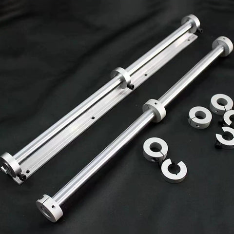 4 Piece Shaft Collars For SBR20 20mm Bore 40mm OD 12mm Thick Aluminum Locking Collars Clamp On With M5 Set Screws Anodized