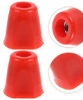 Replacement Nut Fencing Connector for Fencing Equipment 2 Pack Stainless Steel and Plastic Quick Install and Removal, red plastic nuts