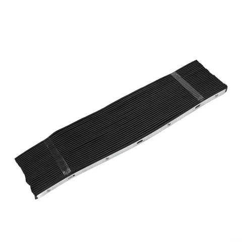 Heavy Duty Telescopic Accordion Way Cover for Milling Machines and CNC Lathes, Black 400x600mm rubber chip guard and oil shield.