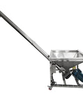 Heavy Duty Electric Bucket Elevator Conveyor 150L Capacity W/ 2.2KW Motor For Grain, Feed, Nuts And Plastic Pellets side view image